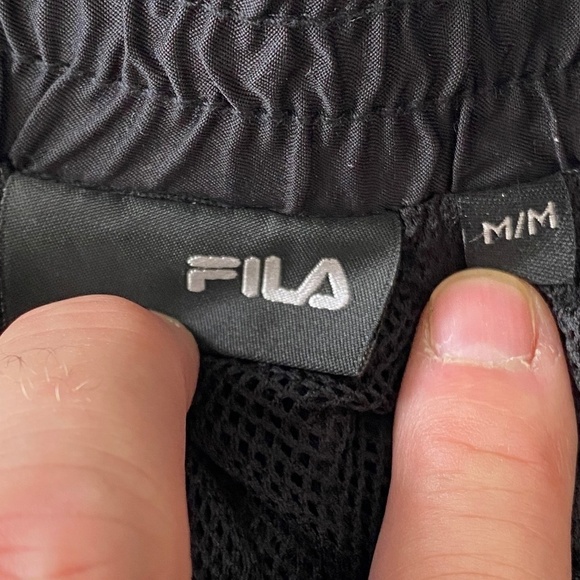 Fila Women's Mesh Lined Performance Track Pants Medium Reflective Dots Running - Picture 2 of 16